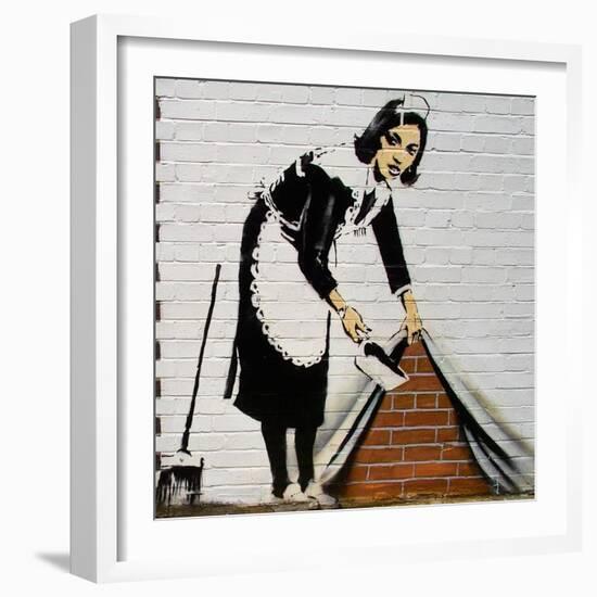 Maid-Banksy-Framed Giclee Print