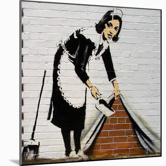 Maid-Banksy-Mounted Giclee Print