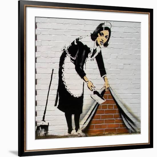 Maid-Banksy-Framed Giclee Print