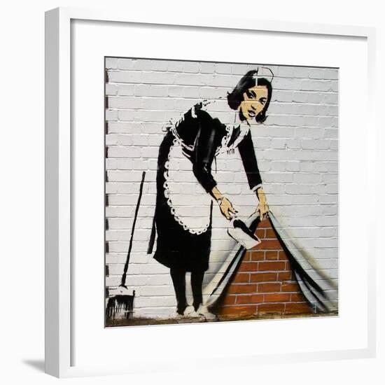 Maid-Banksy-Framed Giclee Print