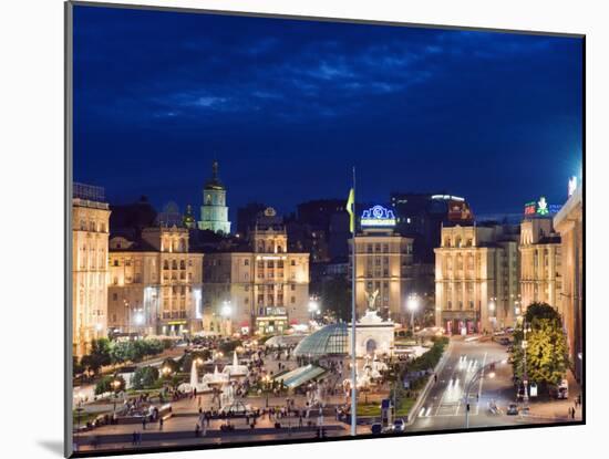 Maidan Nezalezhnosti, Kiev, Ukraine, Europe-Christian Kober-Mounted Photographic Print