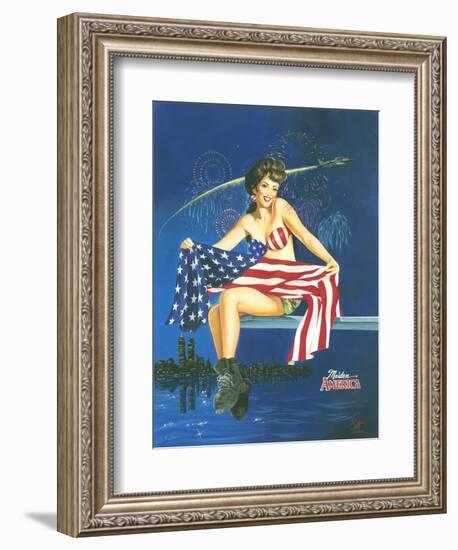 Maiden America-Scott Westmoreland-Framed Premium Giclee Print