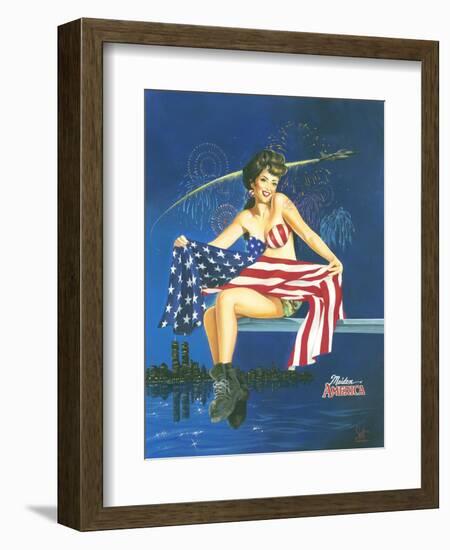 Maiden America-Scott Westmoreland-Framed Premium Giclee Print