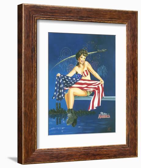 Maiden America-Scott Westmoreland-Framed Premium Giclee Print