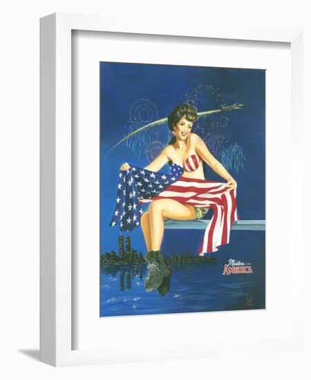 Maiden America-Scott Westmoreland-Framed Premium Giclee Print