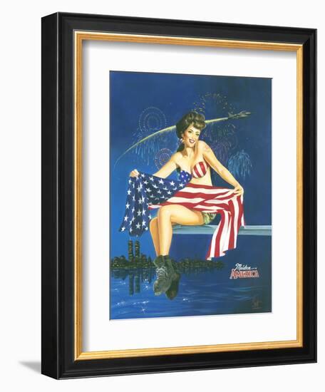 Maiden America-Scott Westmoreland-Framed Premium Giclee Print