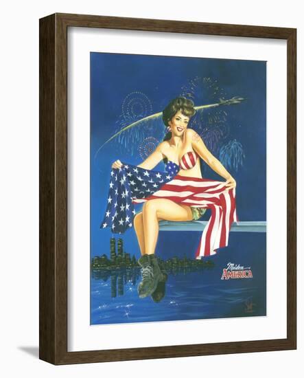 Maiden America-Scott Westmoreland-Framed Art Print