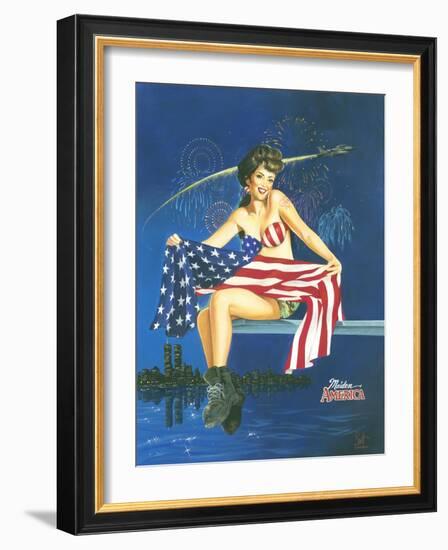 Maiden America-Scott Westmoreland-Framed Art Print