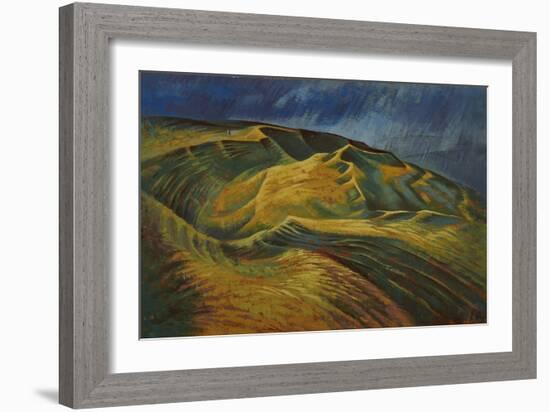 Maiden Castle 1, c.1970-Isabel Alexander-Framed Giclee Print