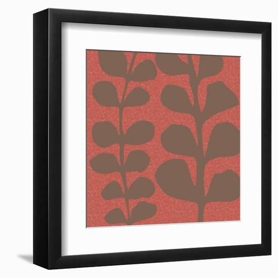 Maidenhair Coco Stem (double)-Denise Duplock-Framed Art Print