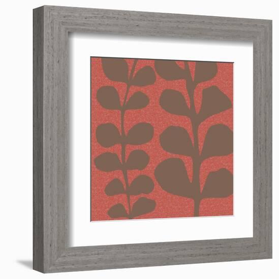 Maidenhair Coco Stem (double)-Denise Duplock-Framed Art Print