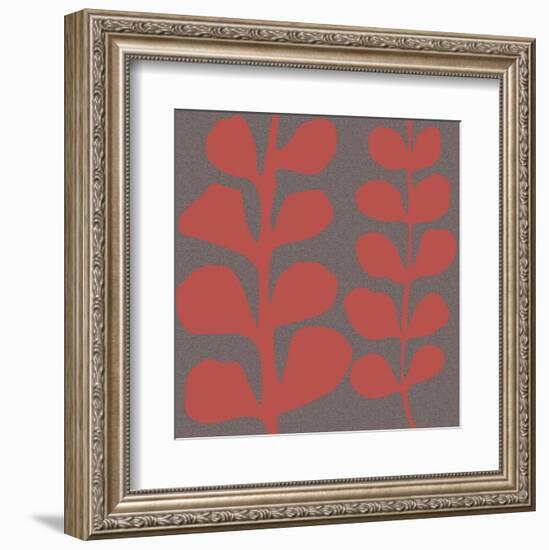 Maidenhair Coral Stem (double)-Denise Duplock-Framed Art Print