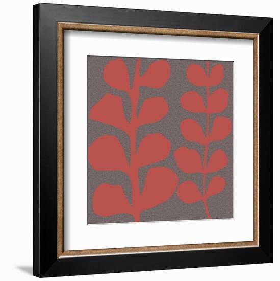 Maidenhair Coral Stem (double)-Denise Duplock-Framed Art Print