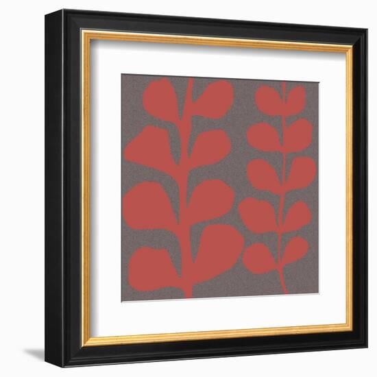 Maidenhair Coral Stem (double)-Denise Duplock-Framed Art Print