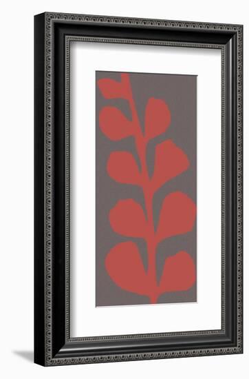 Maidenhair Coral Stem (single)-Denise Duplock-Framed Art Print