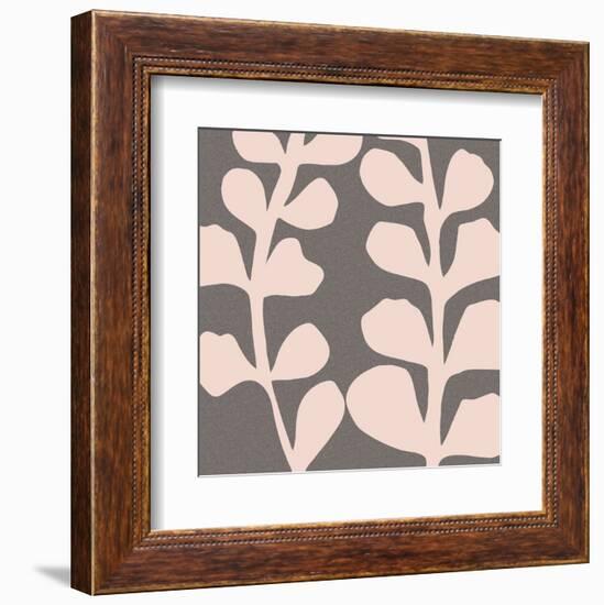 Maidenhair Shell Pink-Denise Duplock-Framed Art Print