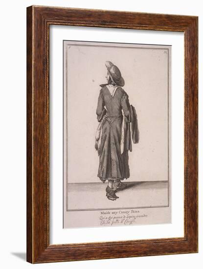 Maids Any Cunny Skins, Cries of London, 1688-Marcellus Laroon-Framed Giclee Print