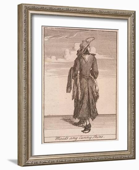 Maids Any Cunny Skins, Cries of London-Marcellus Laroon-Framed Giclee Print