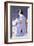 Maiko with Snow in Spring-Goyo Otake-Framed Giclee Print