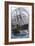 Mail Boat in a Gale Delivering to White Star Lines Steamer Germanic Off Sandy Hook, NJ, 1870s-null-Framed Giclee Print