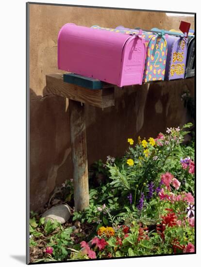 Mail Boxes, Santa Fe, New Mexico, United States of America, North America-Westwater Nedra-Mounted Photographic Print