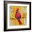 Mail Cardinal-null-Framed Art Print