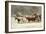 Mail Coach in a Snowstorm-James Pollard-Framed Giclee Print