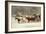 Mail Coach in a Snowstorm-James Pollard-Framed Giclee Print