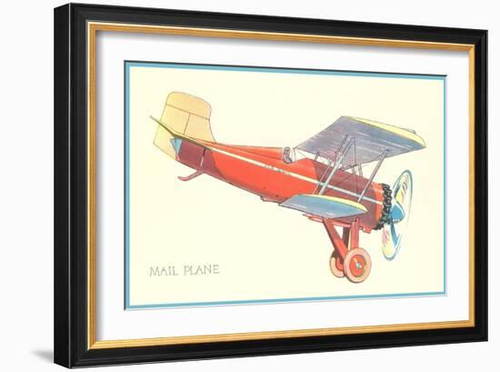 Mail Plane-null-Framed Art Print