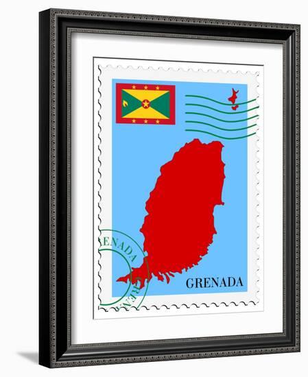 Mail To-From Grenada-Perysty-Framed Premium Giclee Print