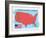 Mail To-From United States-Perysty-Framed Art Print