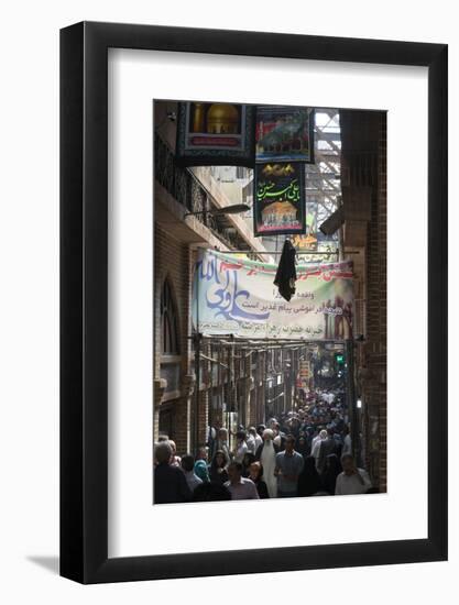 Main Alley, Tehran Bazar, Iran, Western Asia-Eitan Simanor-Framed Photographic Print