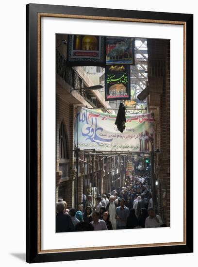 Main Alley, Tehran Bazar, Iran, Western Asia-Eitan Simanor-Framed Photographic Print