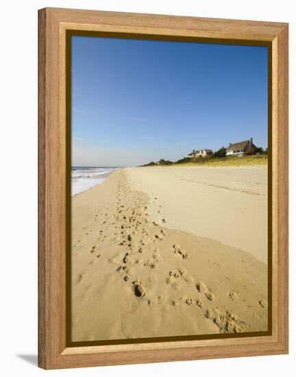 Main Beach, East Hampton, the Hamptons, Long Island, New York State, USA-Robert Harding-Framed Premier Image Canvas