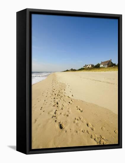 Main Beach, East Hampton, the Hamptons, Long Island, New York State, USA-Robert Harding-Framed Premier Image Canvas