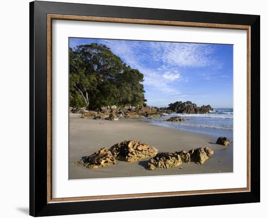 Main Beach in Mount Maunganui, Tauranga City, North Island, New Zealand, Pacific-Richard Cummins-Framed Photographic Print