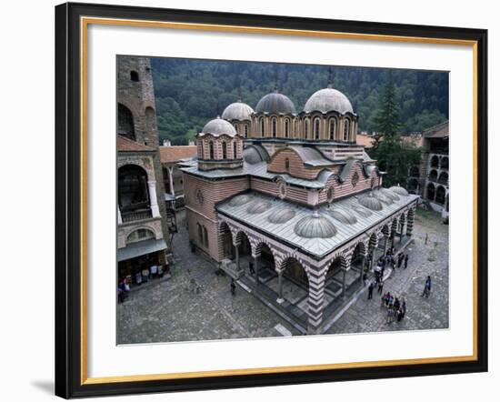 Main Church, Rila Monastery, Unesco World Heritage Site, Bulgaria-Peter Scholey-Framed Photographic Print