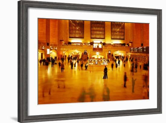 Main Concours in Grand Central Terminal, Manhattan, New York Cit-Sabine Jacobs-Framed Photographic Print