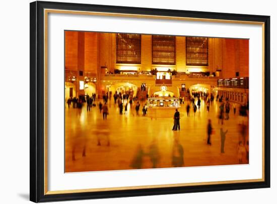 Main Concours in Grand Central Terminal, Manhattan, New York Cit-Sabine Jacobs-Framed Photographic Print