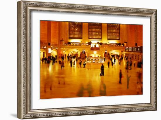 Main Concours in Grand Central Terminal, Manhattan, New York Cit-Sabine Jacobs-Framed Photographic Print