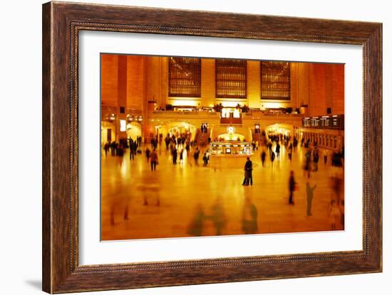 Main Concours in Grand Central Terminal, Manhattan, New York Cit-Sabine Jacobs-Framed Photographic Print