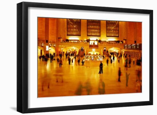 Main Concours in Grand Central Terminal, Manhattan, New York Cit-Sabine Jacobs-Framed Photographic Print