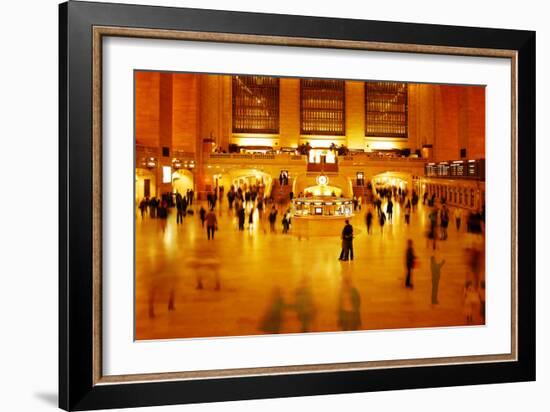 Main Concours in Grand Central Terminal, Manhattan, New York Cit-Sabine Jacobs-Framed Photographic Print