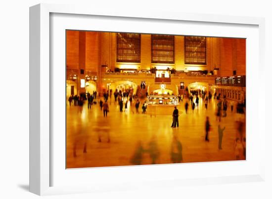 Main Concours in Grand Central Terminal, Manhattan, New York Cit-Sabine Jacobs-Framed Photographic Print