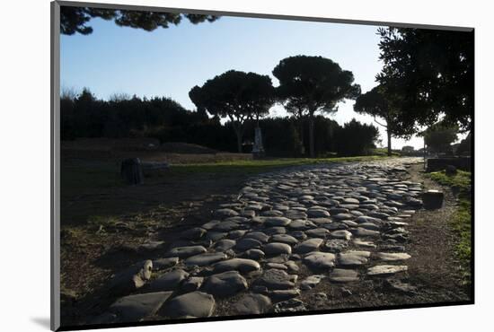 Main Decumano in the High Street, Ancient Ostia (Ostia Antica), Rome, Lazio, Italy, Europe-Oliviero Olivieri-Mounted Photographic Print