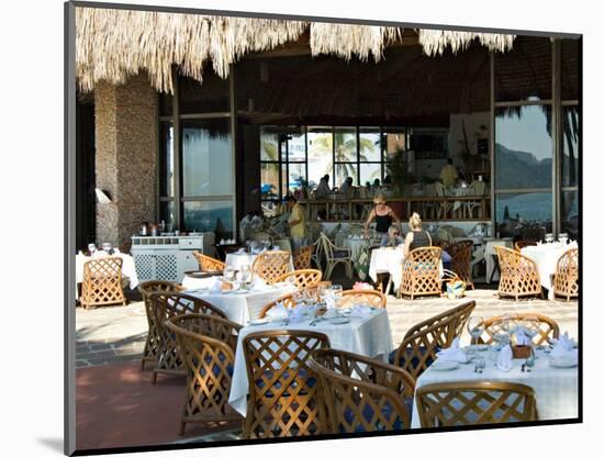 Main Dining Room of the El Cid El Moro Hotel, Mazatlan, Mexico-Charles Sleicher-Mounted Photographic Print