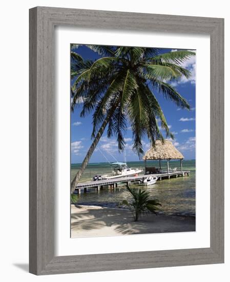 Main Dive Site in Belize, Ambergris Caye, Belize, Central America-Gavin Hellier-Framed Photographic Print