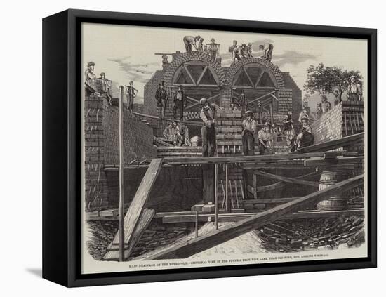 Main Drainage of the Metropolis-null-Framed Premier Image Canvas