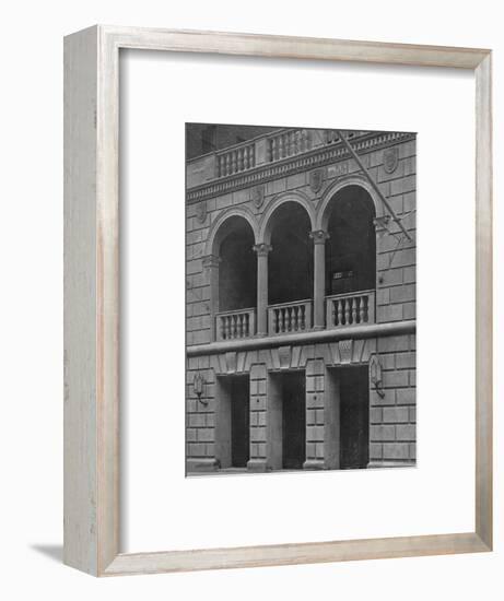 Main entrance of the Fraternity Clubs Building, New York City, 1924-Unknown-Framed Photographic Print