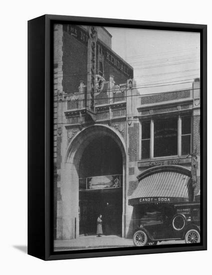 Main entrance, the St George Theatre, Framingham, Massachusetts, 1925-null-Framed Premier Image Canvas